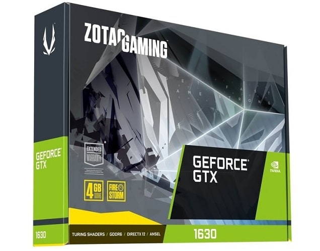 ZOTAC GeForce GTX 1630 4GB GDDR6